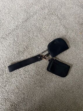 lululemon athletica Black Keychain Trio with Strap